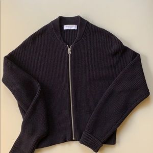 Everlane full zip cardigan sweater